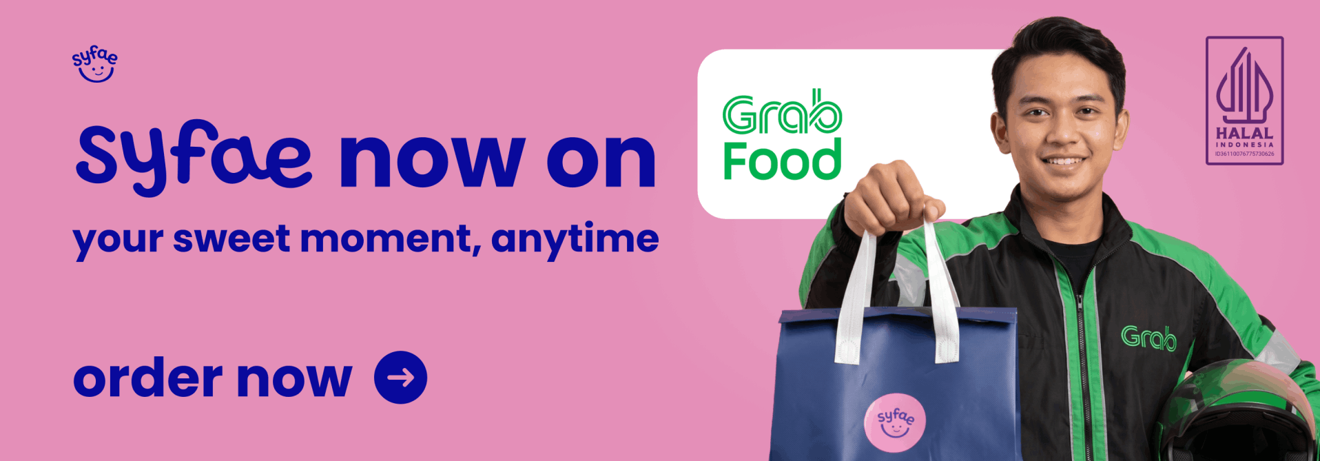 Syfae now on GrabFood